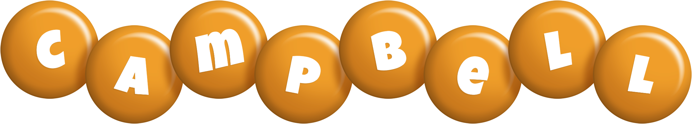 Campbell candy-orange logo