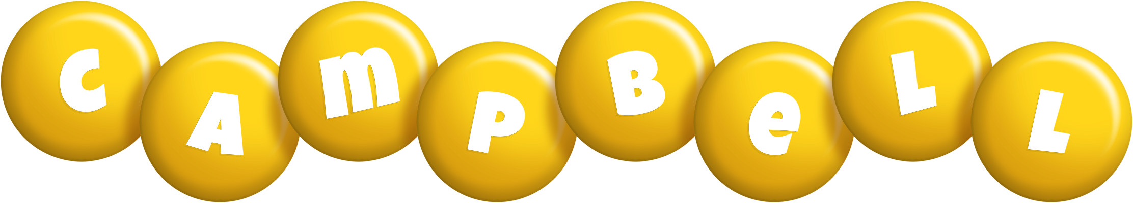 Campbell candy-yellow logo