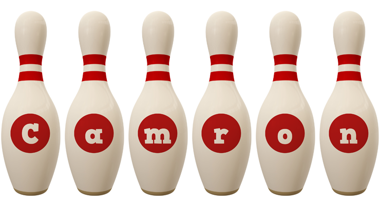 Camron bowling-pin logo