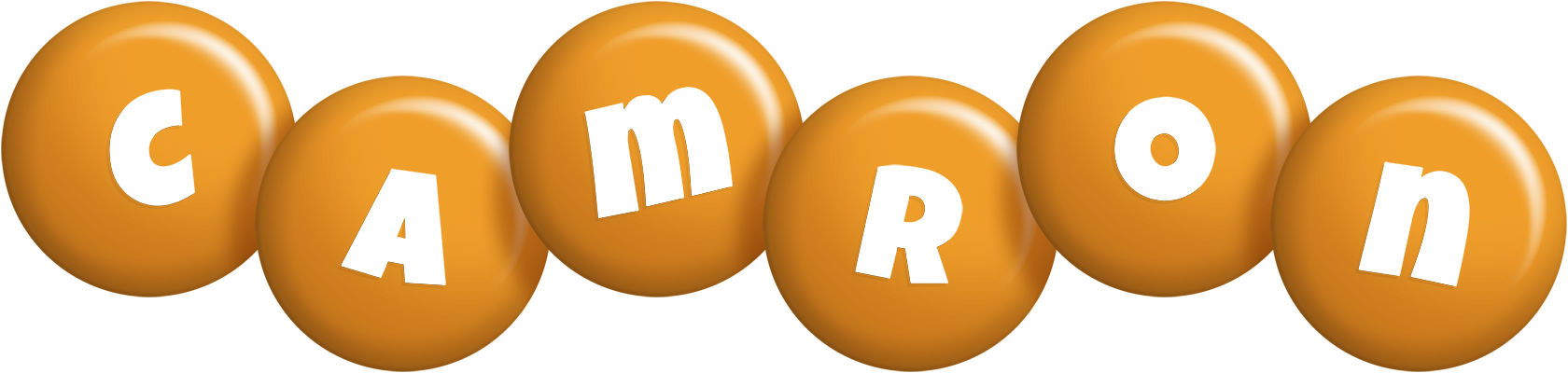 Camron candy-orange logo