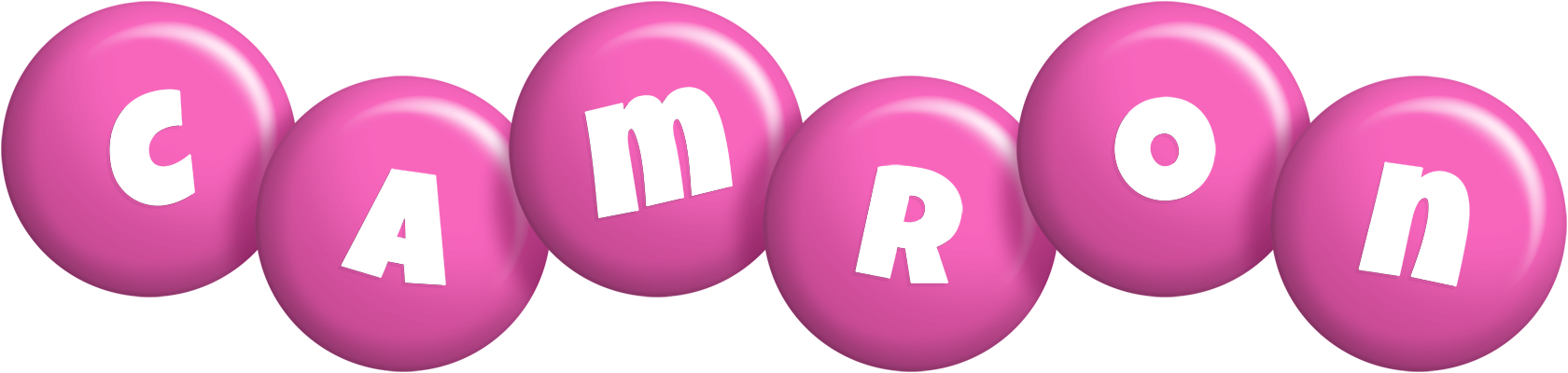 Camron candy-pink logo