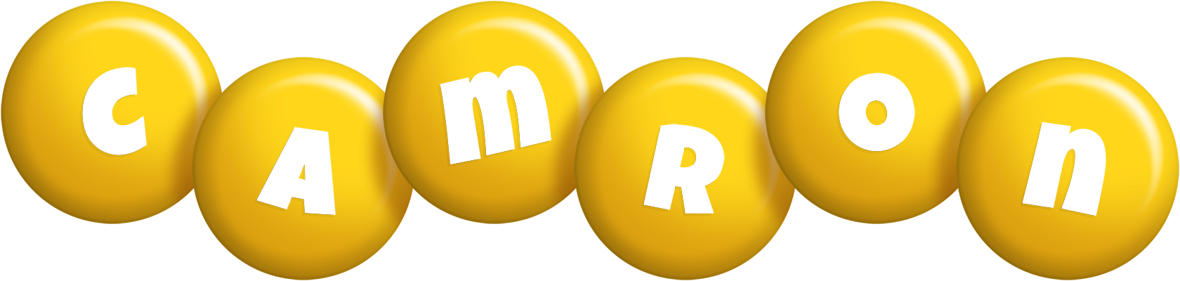 Camron candy-yellow logo