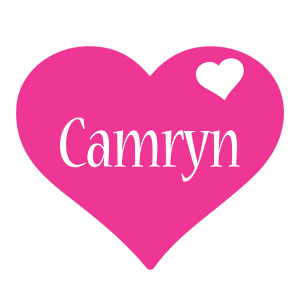 Camryn love-heart logo