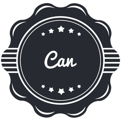 Can badge logo