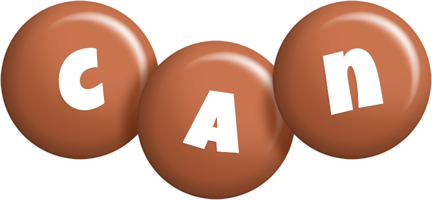 Can candy-brown logo