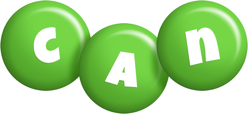 Can candy-green logo