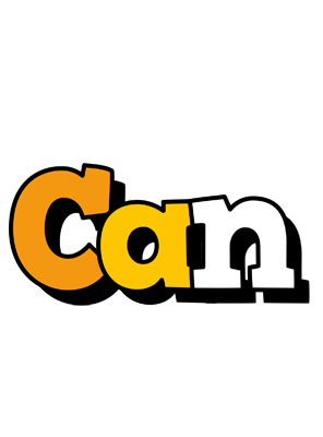 Can cartoon logo