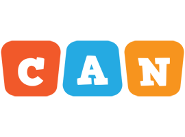 Can comics logo