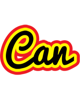 Can flaming logo