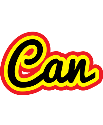 Can flaming logo