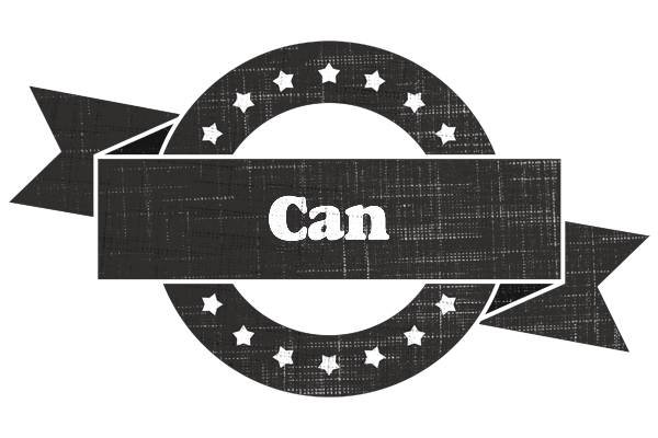 Can grunge logo