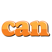 Can orange logo