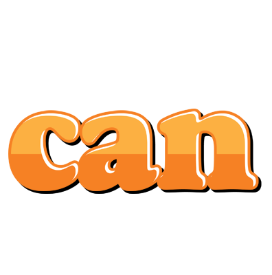 Can orange logo
