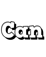 Can snowing logo