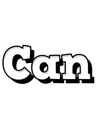 Can snowing logo