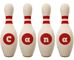 Cana bowling-pin logo