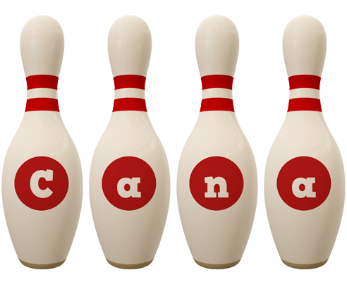 Cana bowling-pin logo