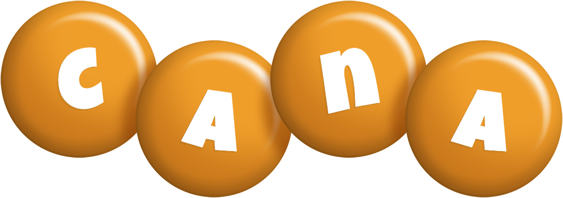 Cana candy-orange logo