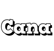 Cana snowing logo