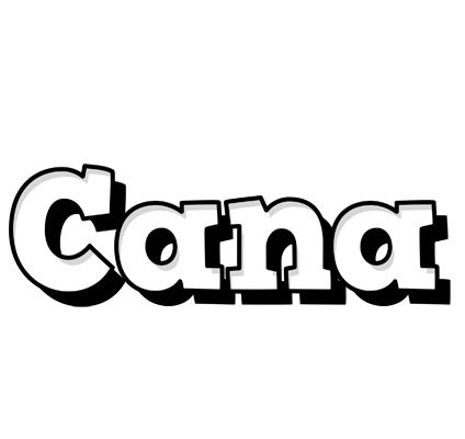 Cana snowing logo