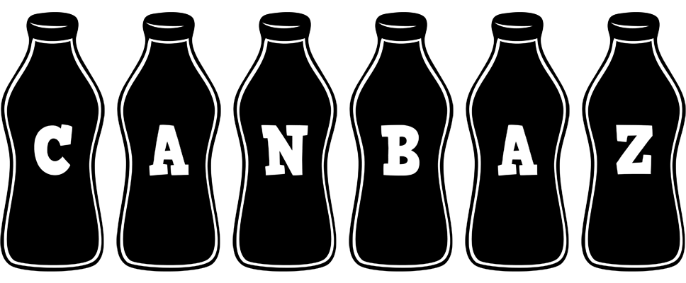 Canbaz bottle logo