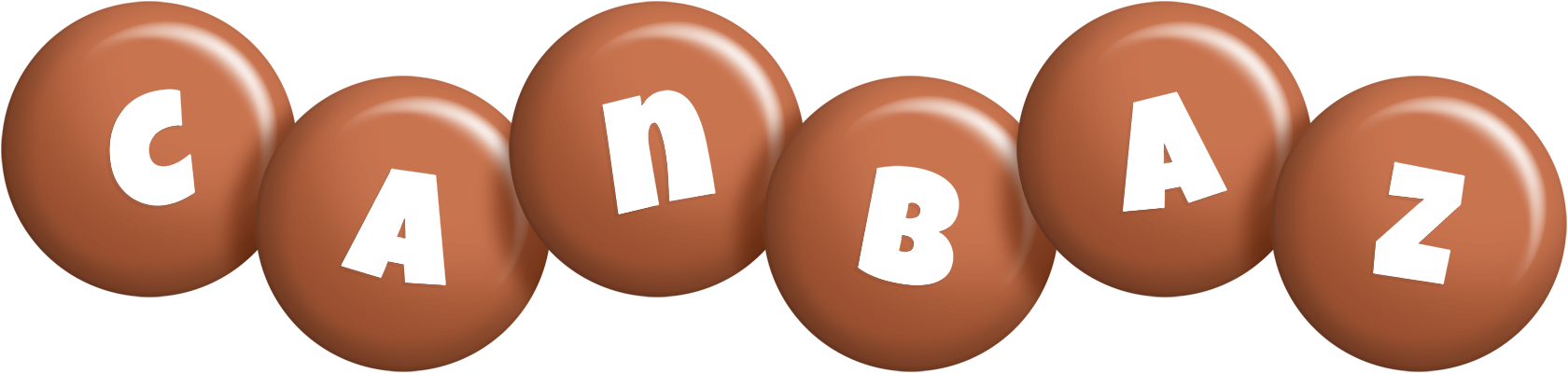 Canbaz candy-brown logo