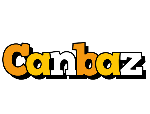 Canbaz cartoon logo