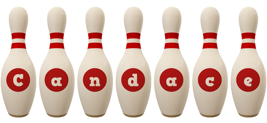Candace bowling-pin logo