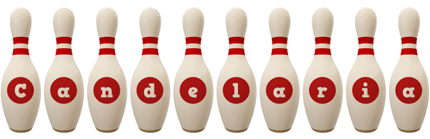 Candelaria bowling-pin logo