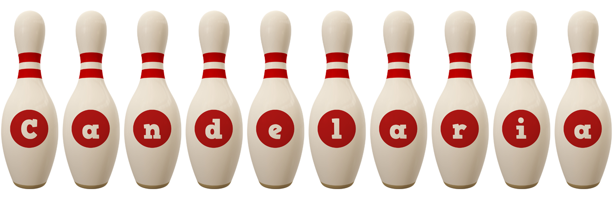 Candelaria bowling-pin logo