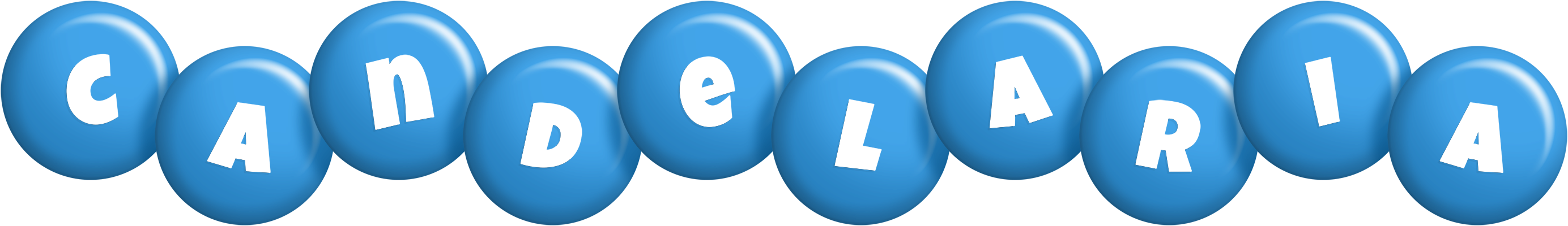 Candelaria candy-blue logo