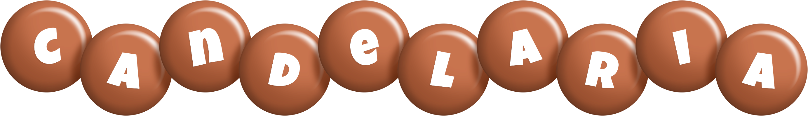 Candelaria candy-brown logo
