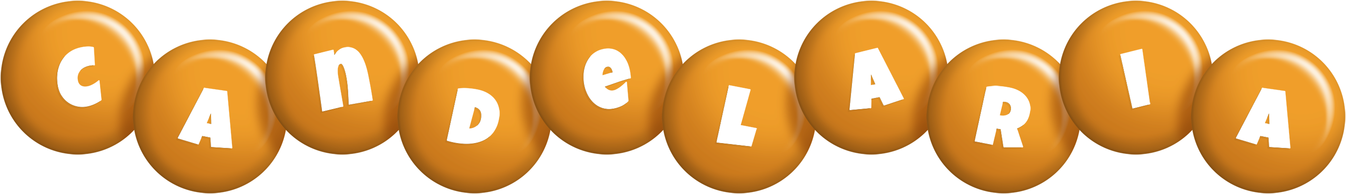 Candelaria candy-orange logo