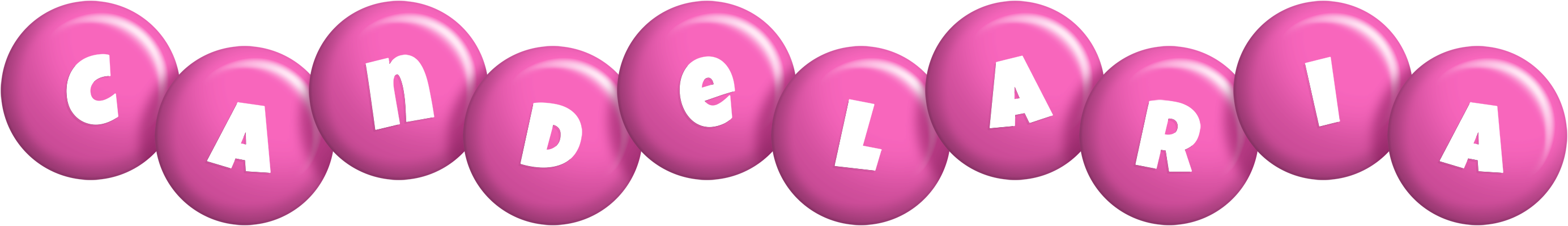 Candelaria candy-pink logo