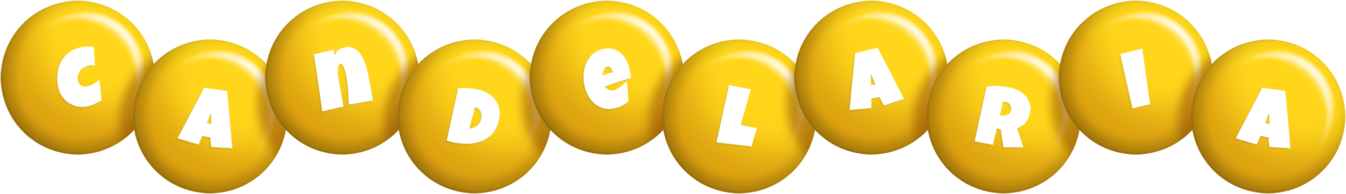 Candelaria candy-yellow logo