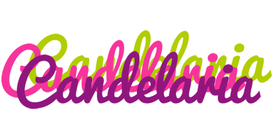 Candelaria flowers logo