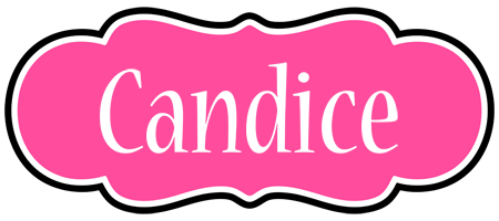 Candice invitation logo