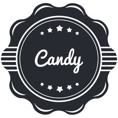 Candy badge logo