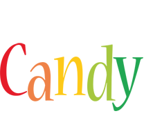 Candy birthday logo