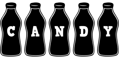 Candy bottle logo