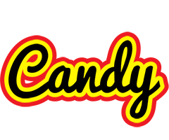 Candy flaming logo