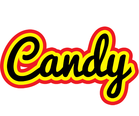 Candy flaming logo