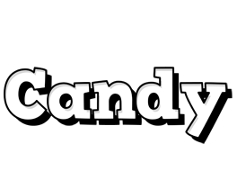 Candy snowing logo