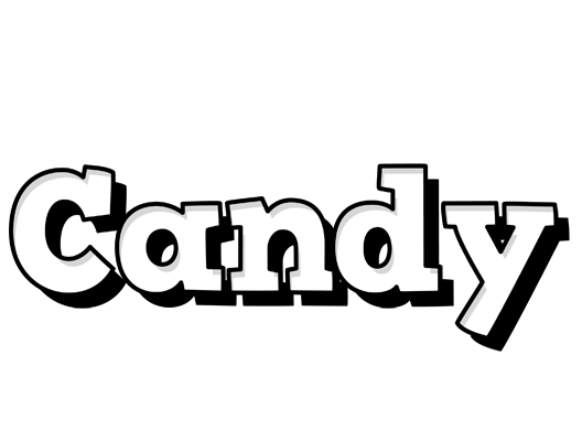 Candy snowing logo