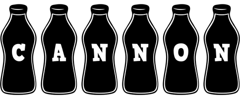 Cannon bottle logo