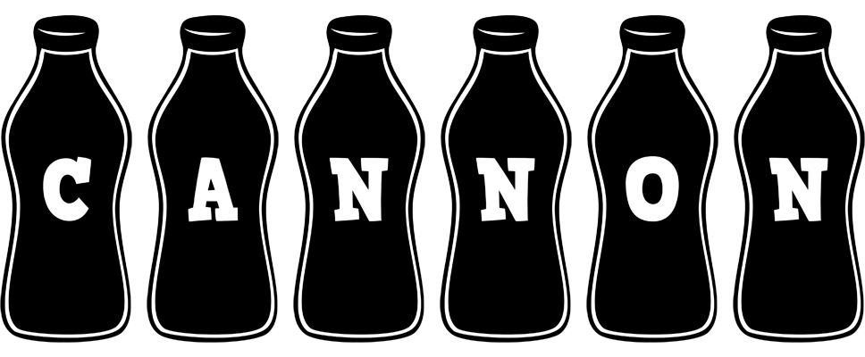 Cannon bottle logo