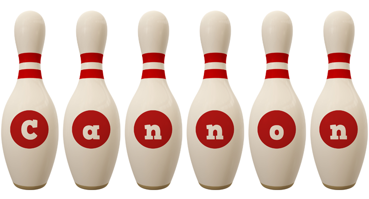 Cannon bowling-pin logo