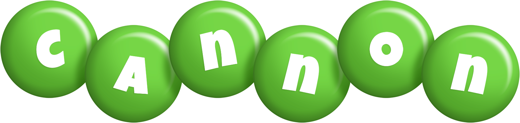 Cannon candy-green logo