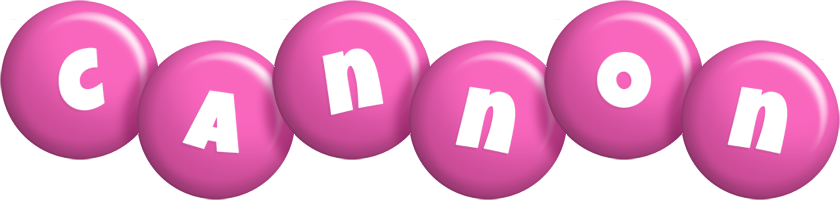 Cannon candy-pink logo