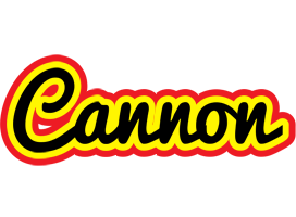 Cannon flaming logo